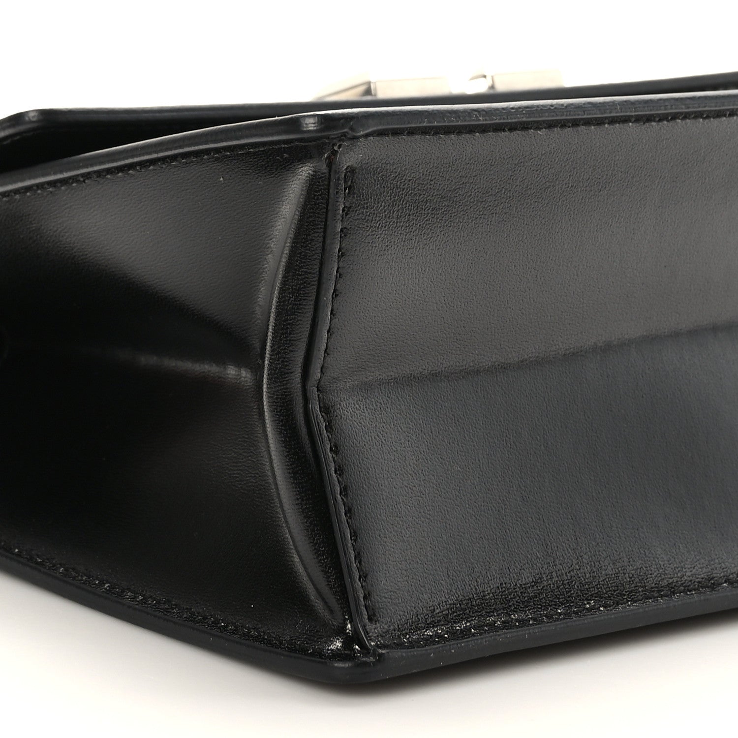 Off-White Calfskin Cash Jitney 1.4 Shoulder Bag Black 8 of 10