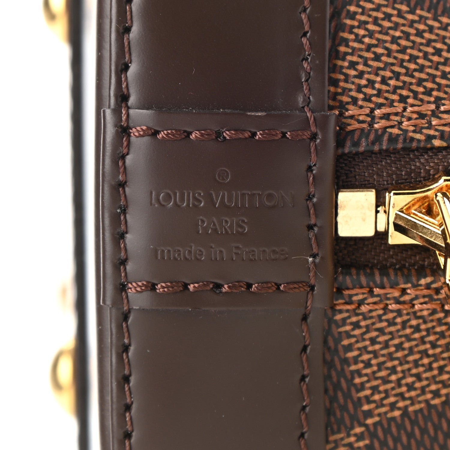 Louis Vuitton Damier Ebene Alma BB 6 of 10