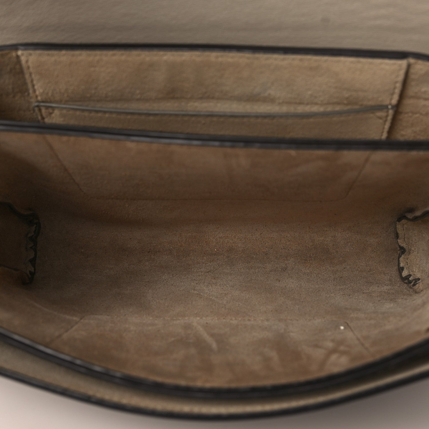 Chloe Suede Calfskin Small Faye Shoulder Bag Motty Grey 5 of 11