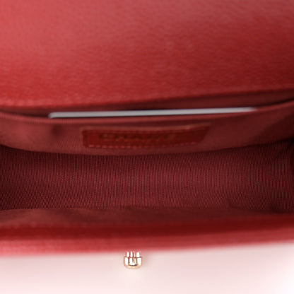 Chanel Caviar Quilted Small Boy Flap Red 5 of 11