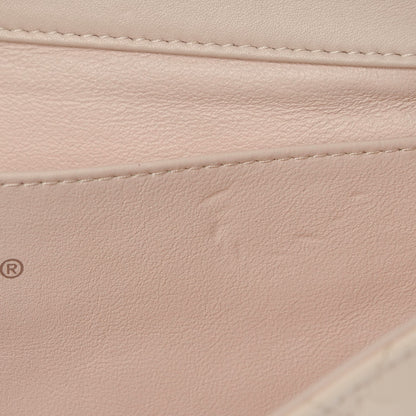Chanel Patent Quilted Clutch with Chain Flap Beige 8 of 10