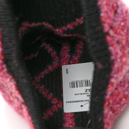 Chanel Cashmere Logo Beanie Hat Dark Pink Black 4 of 5