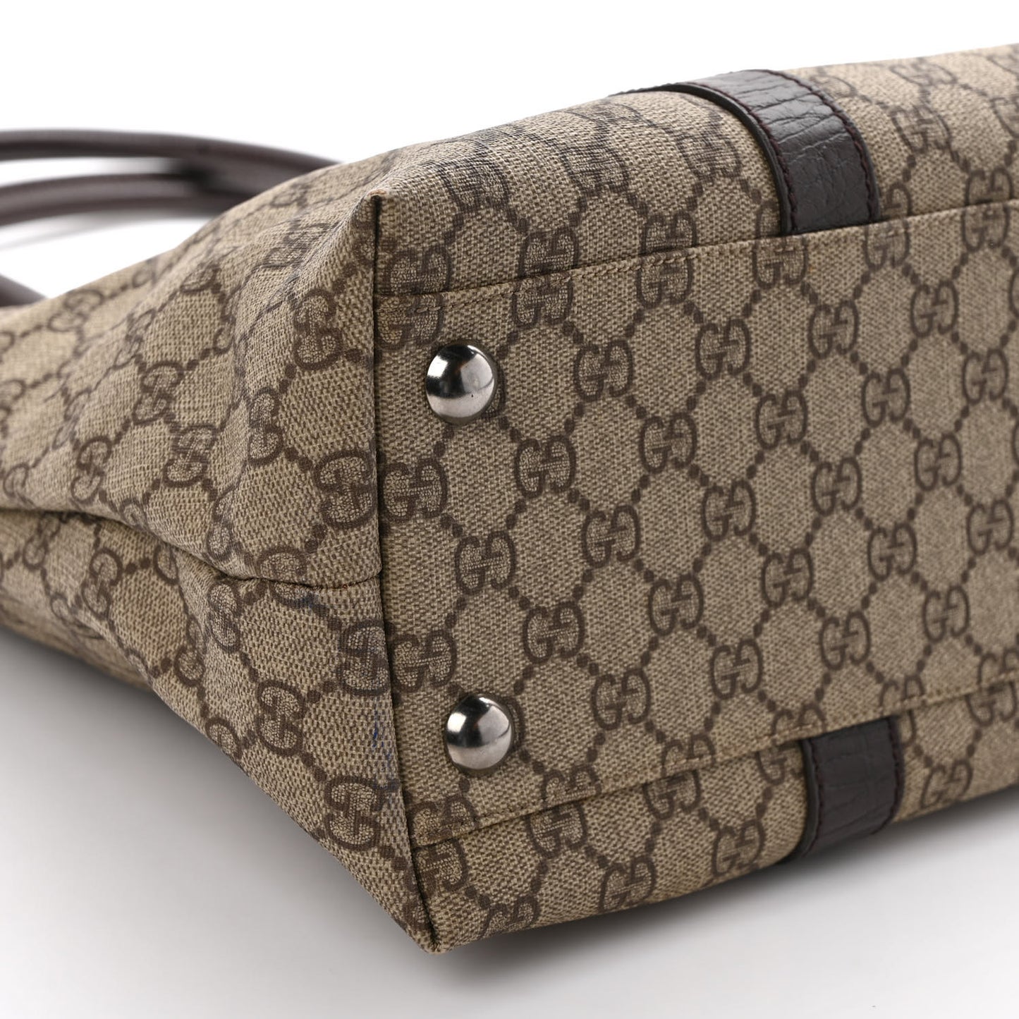 GG Plus Monogram Medium Joy Tote Dark Brown