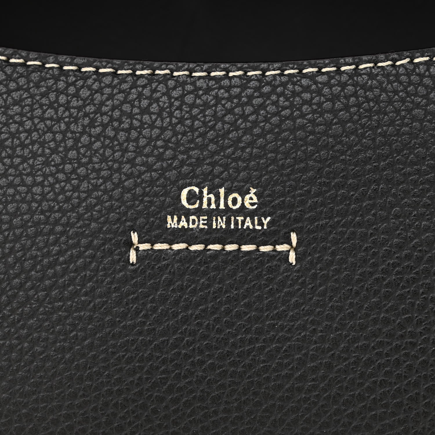 Chloe Grained Calfskin Small Darryl Saddle Crossbody Bag Black 6 of 9