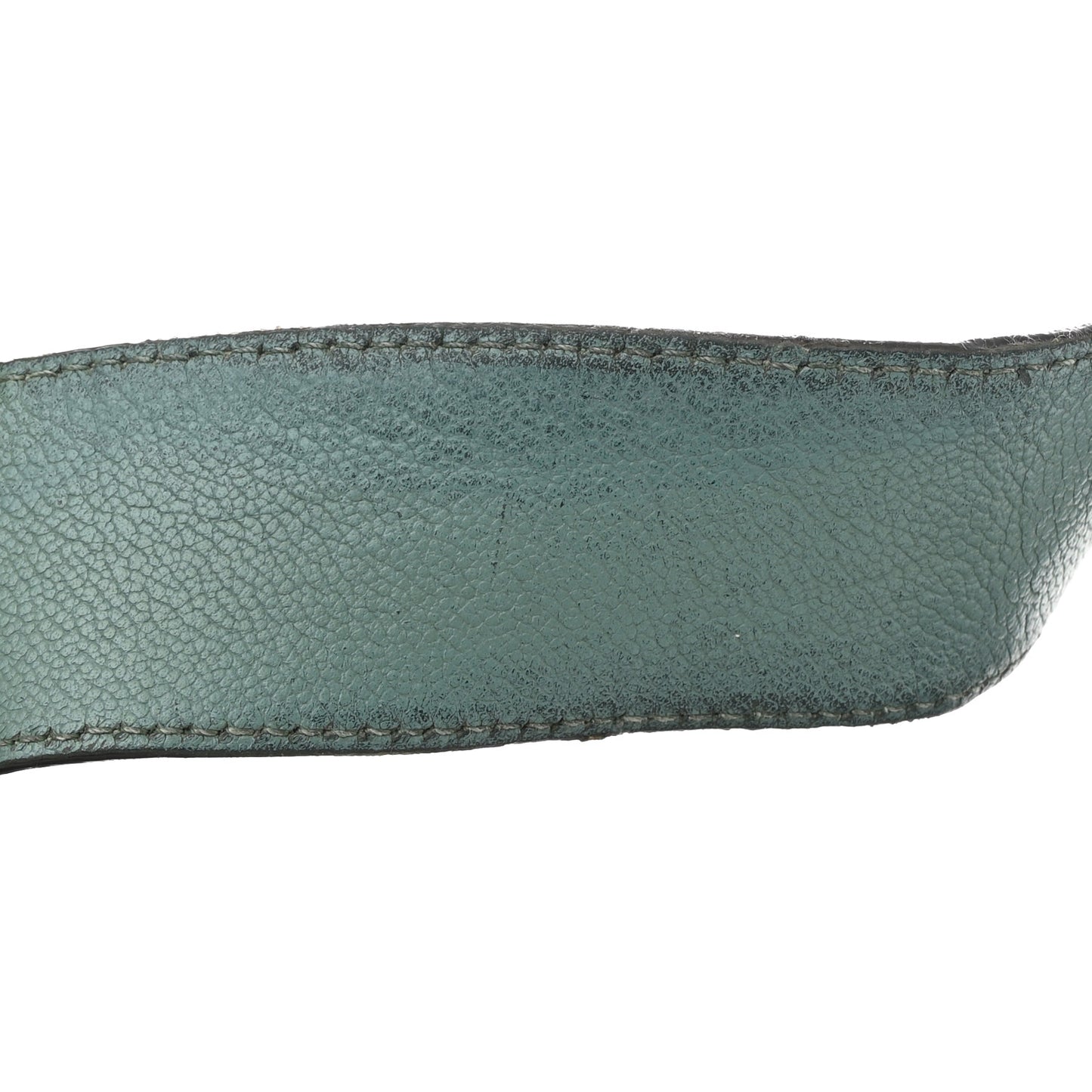 Grainy Calfskin Small Elmstone Hobo Eucalyptus Green