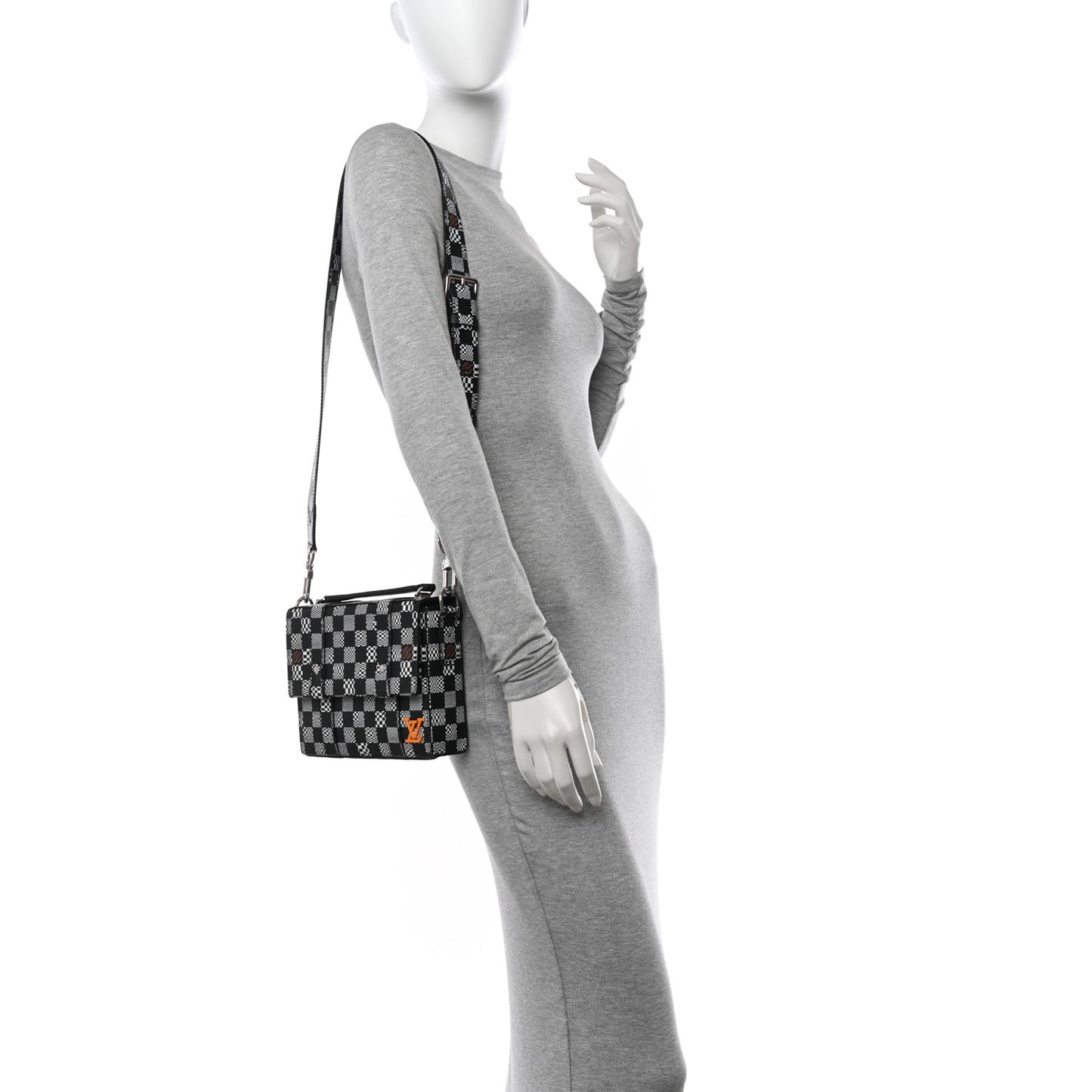 Damier Distorted Flap Soft Trunk Messenger