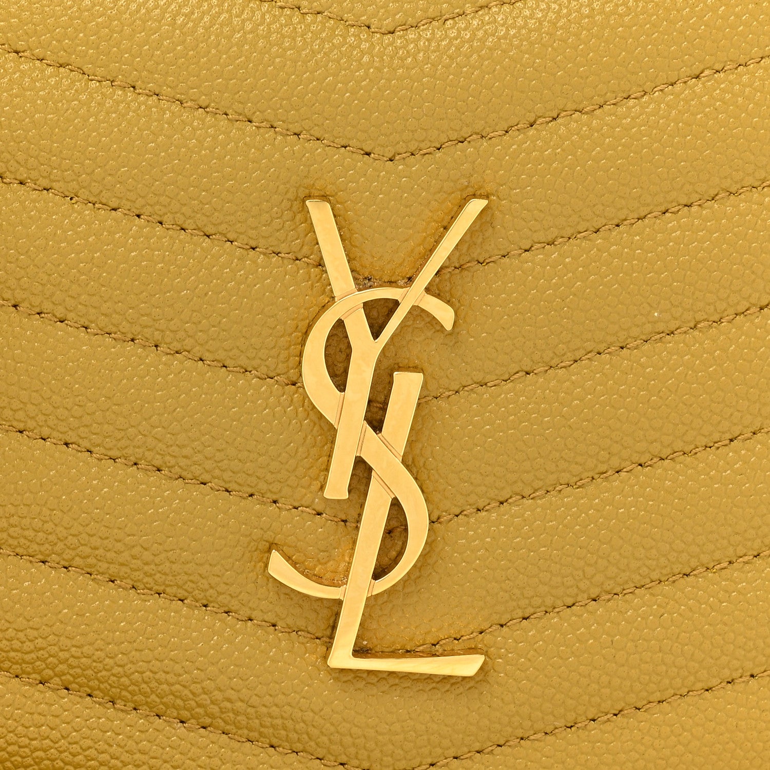 Saint Laurent Grain De Poudre Matelasse Monogram Mini Lou Camera Bag Light Chartreuse 8 of 11