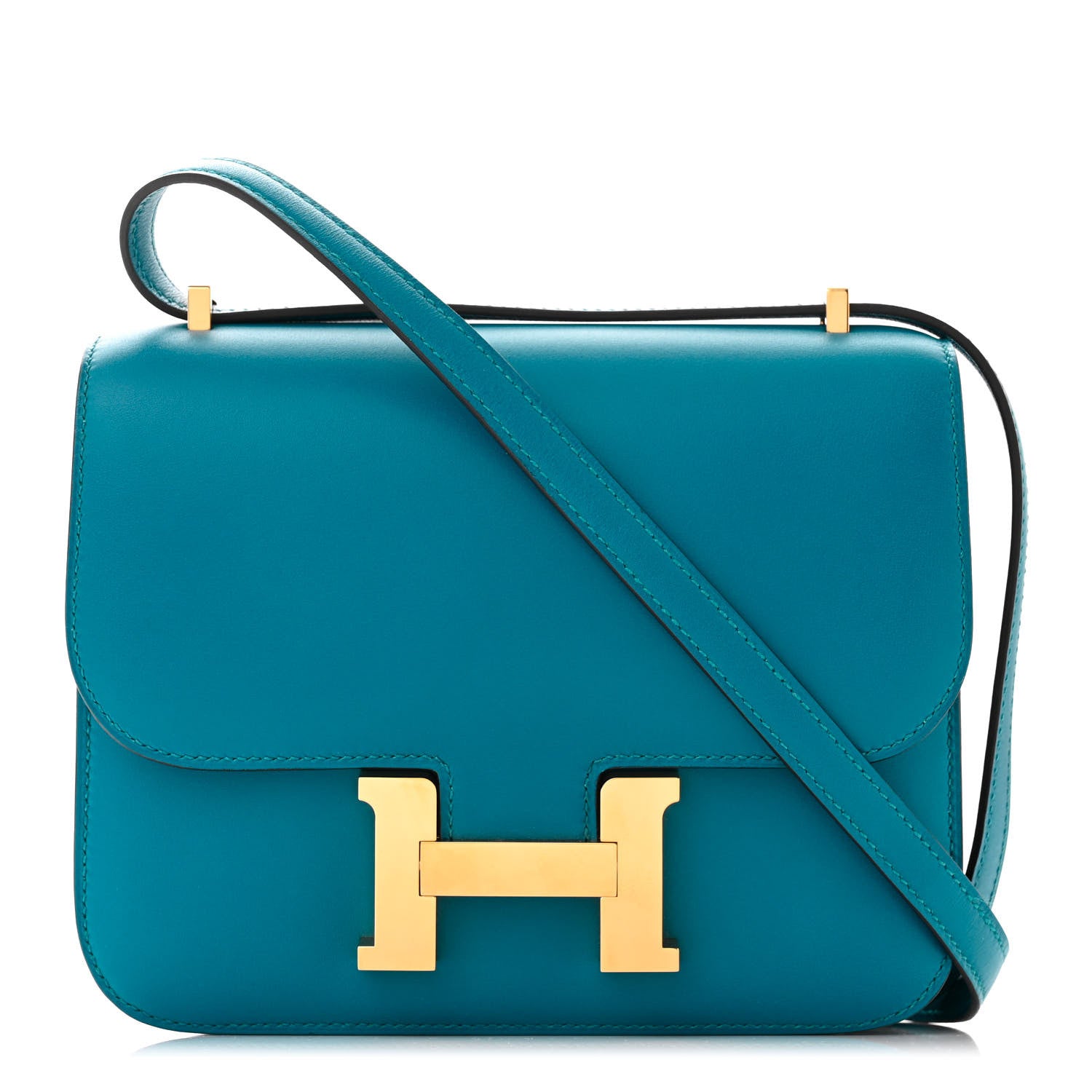 Hermes Tadelakt Constance 18 Bleu Izmir 1 of 11