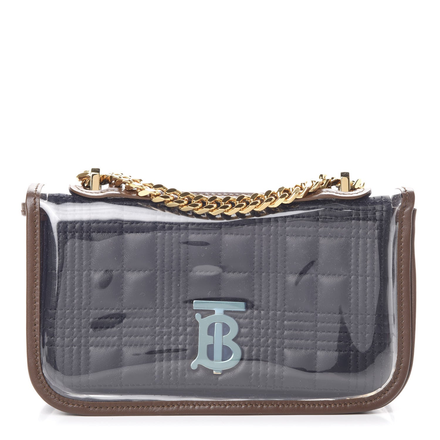 Burberry PVC Lambskin Quilted Lola Bag Black 1 of 9