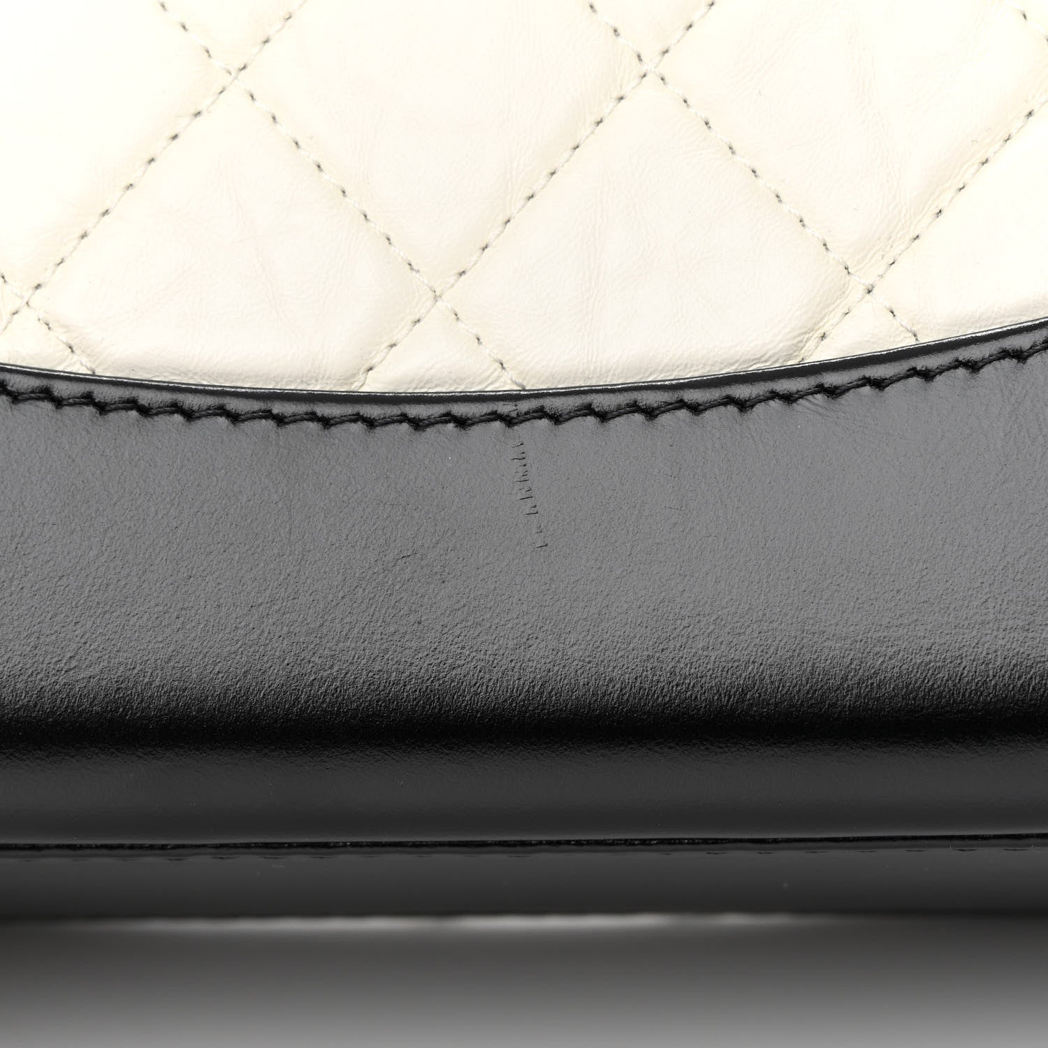 Chanel Aged Calfskin Quilted Small Gabrielle Backpack Black White 11 of 13