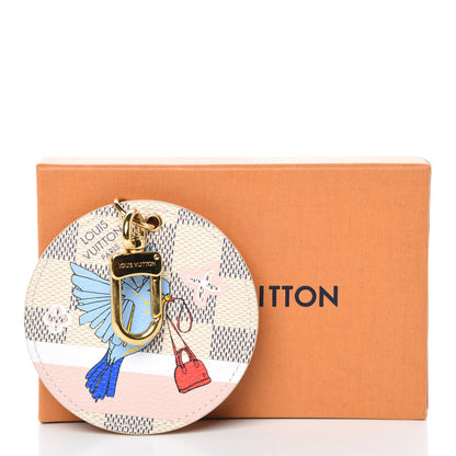 Louis Vuitton Damier Azur 2018 Christmas Animation Bag Charm Key Ring 7 of 7