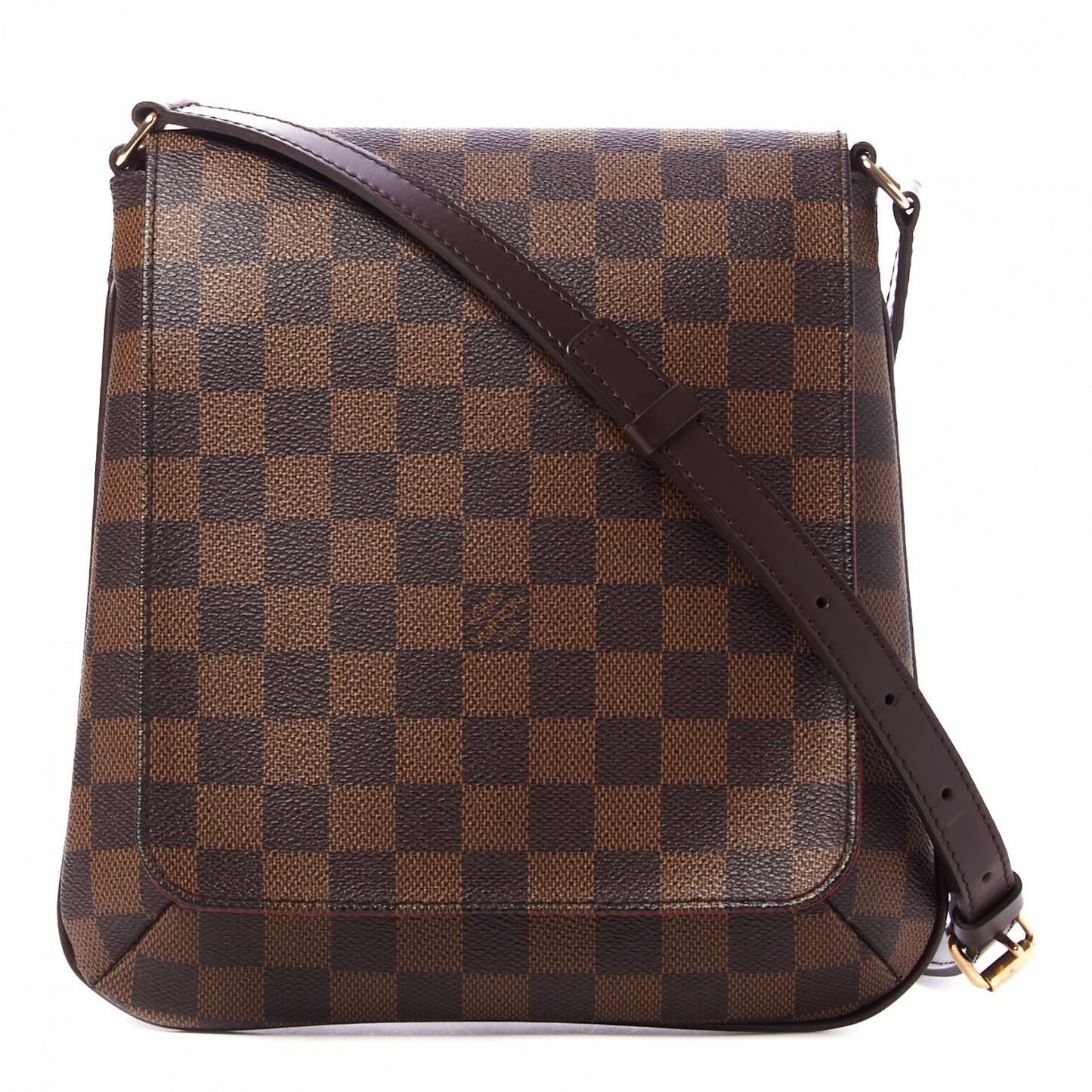 Damier Ebene Musette Salsa Long Strap