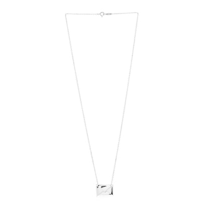 Tiffany Sterling Silver Sweet Nothings Envelope Necklace 3 of 4
