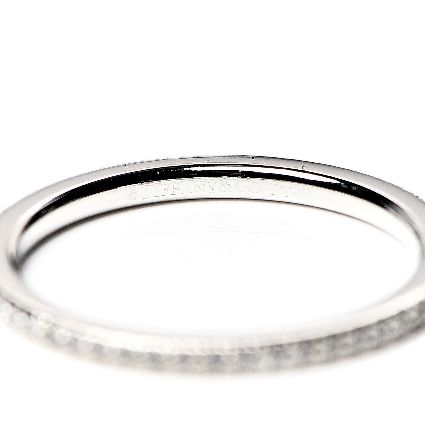 Platinum Diamond Lucida Eternity Band Ring 49 5