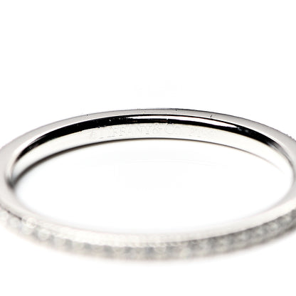 Tiffany Platinum Diamond Lucida Eternity Band Ring 49 5 3 of 4
