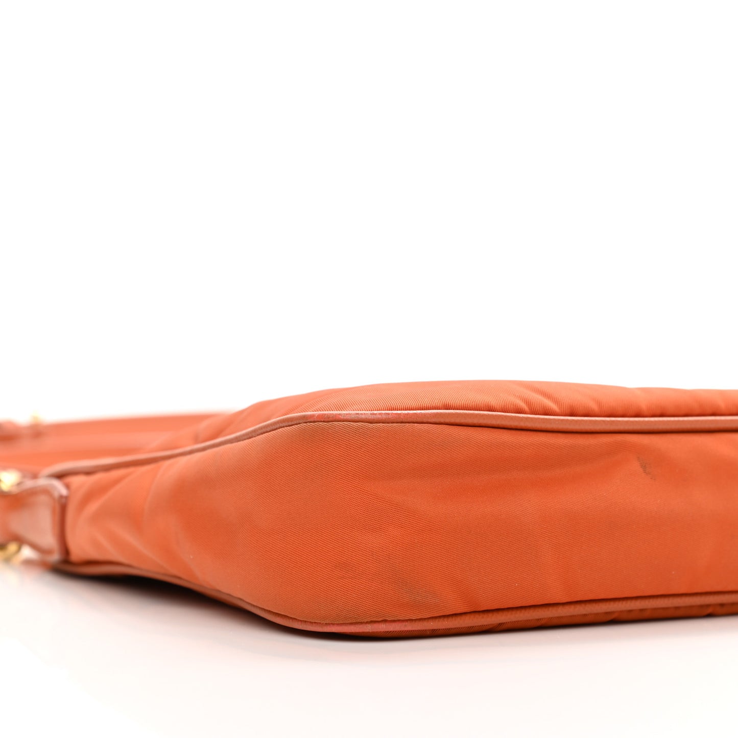 Tessuto Nylon Saffiano Tote Papaya