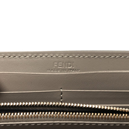 Fendi Vitello King Cruise FF Diamonds Continental Envelope Wallet On Chain Truffle Dove 6 of 11