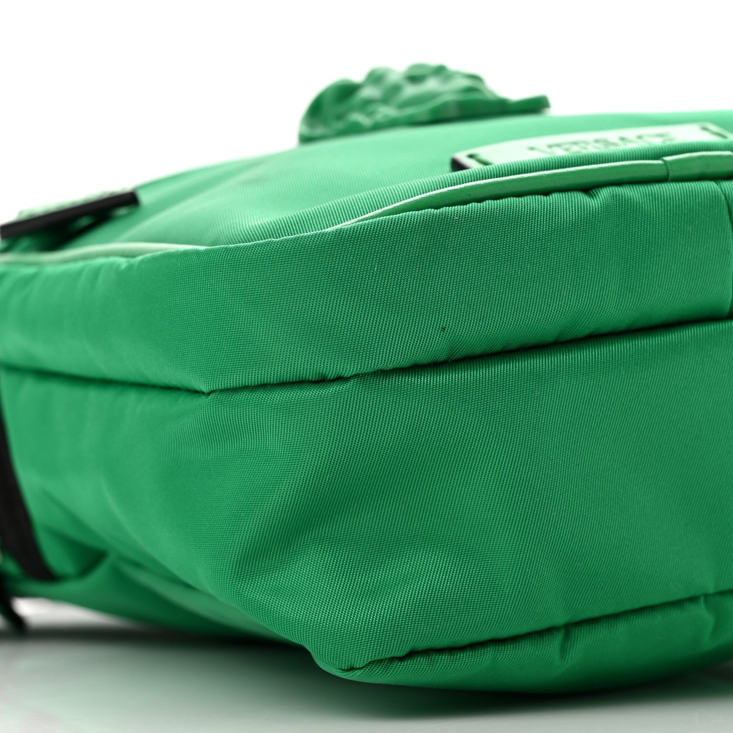 Versace Nylon Palazzo Medusa Crossbody Bag Green 9 of 10