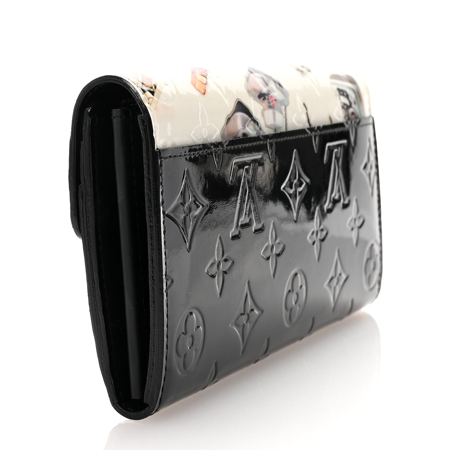 Louis Vuitton Vernis Stickers Sarah Wallet NM 3 of 6