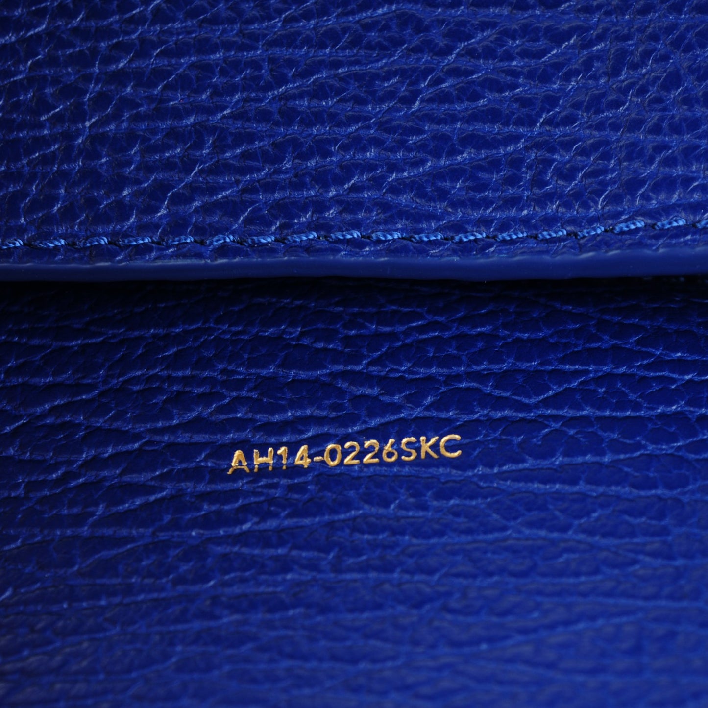 3.1 Textured Calfskin Mini Pashli Satchel Cobalt