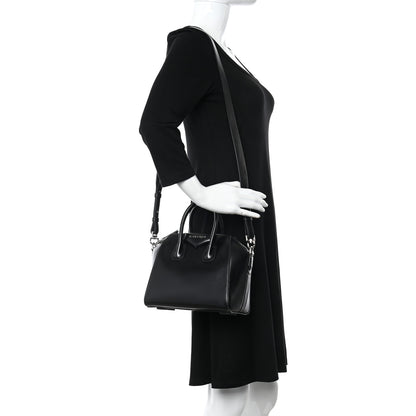 Givenchy Shiny Lord Calfskin Mini Antigona Black 2 of 10