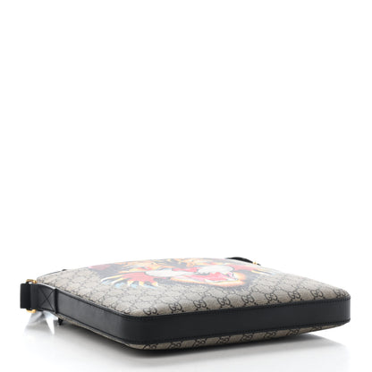 Gucci GG Supreme Monogram Angry Cat Flat Messenger Bag 4 of 9