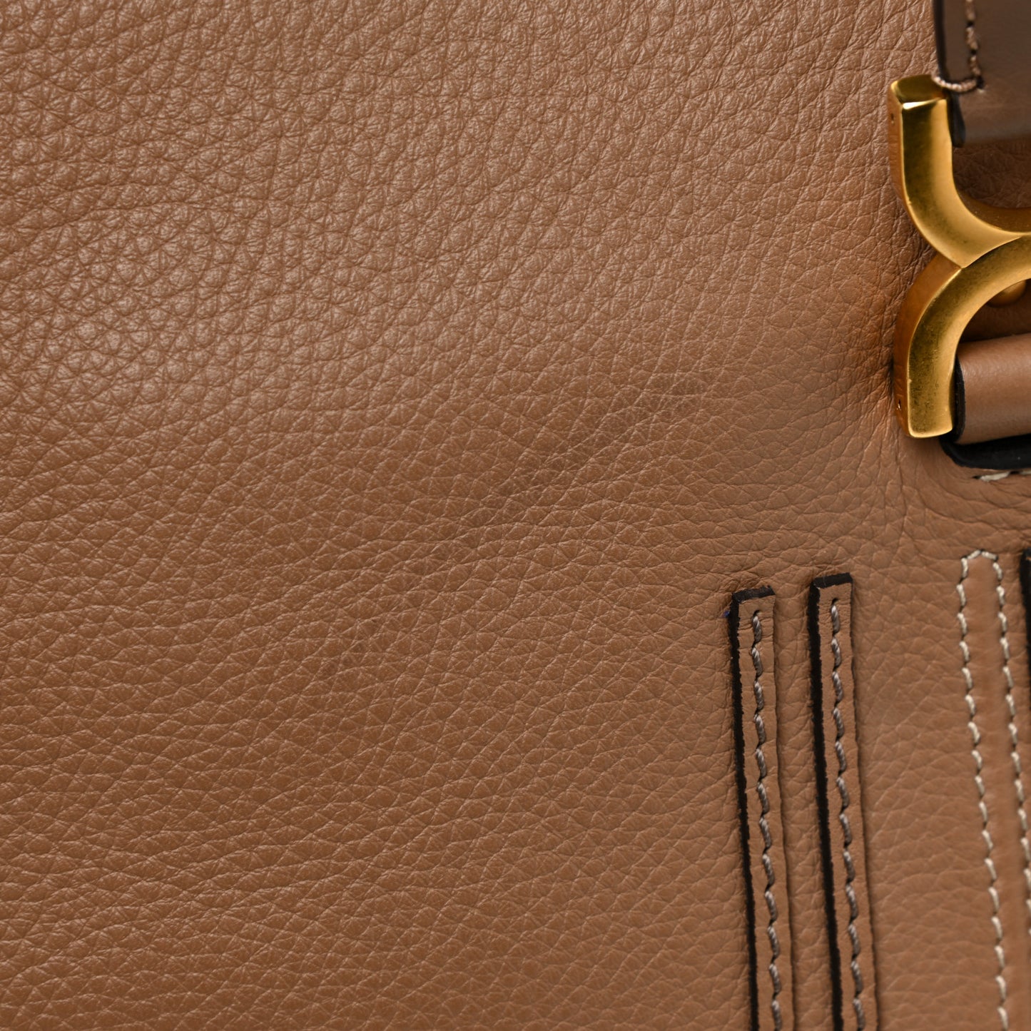 Calfskin Medium Marcie Satchel Nut