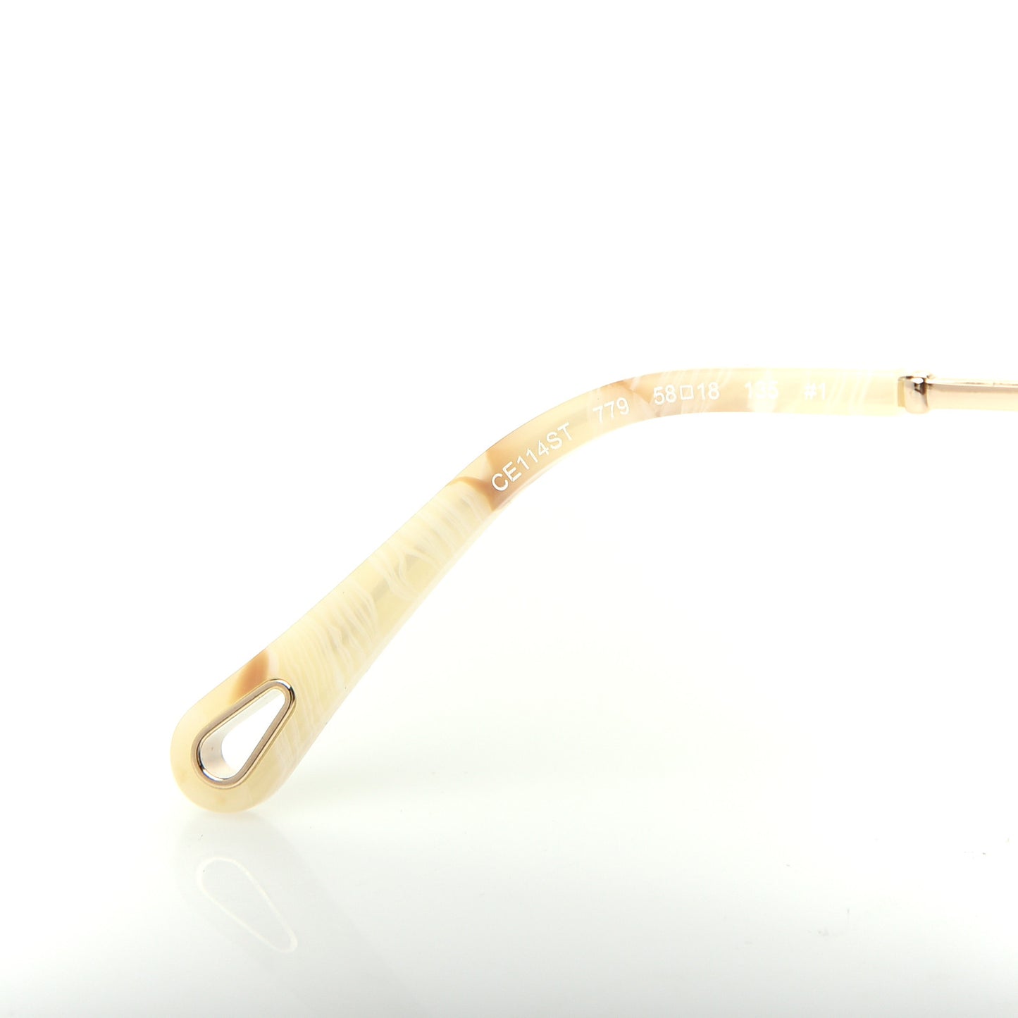 Metal Oversized Round Carlina Sunglasses CE114ST Rainbow