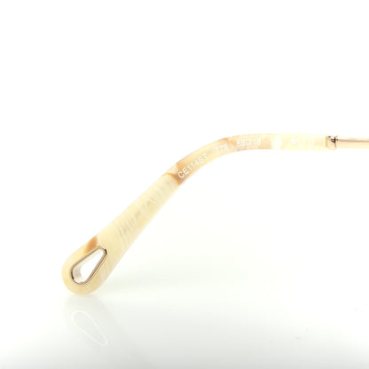 Chloe Metal Oversized Round Carlina Sunglasses CE114ST Rainbow 6 of 7