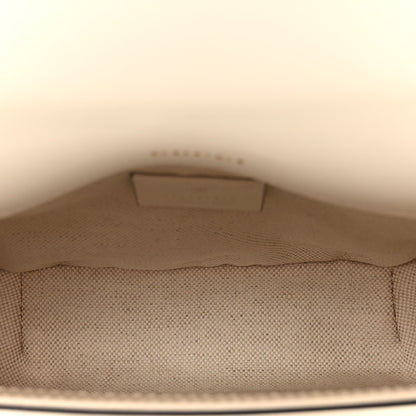 Gucci Azalea Calfskin Web Mini Horsebit 1955 Shoulder Bag Mystic White 4 of 9