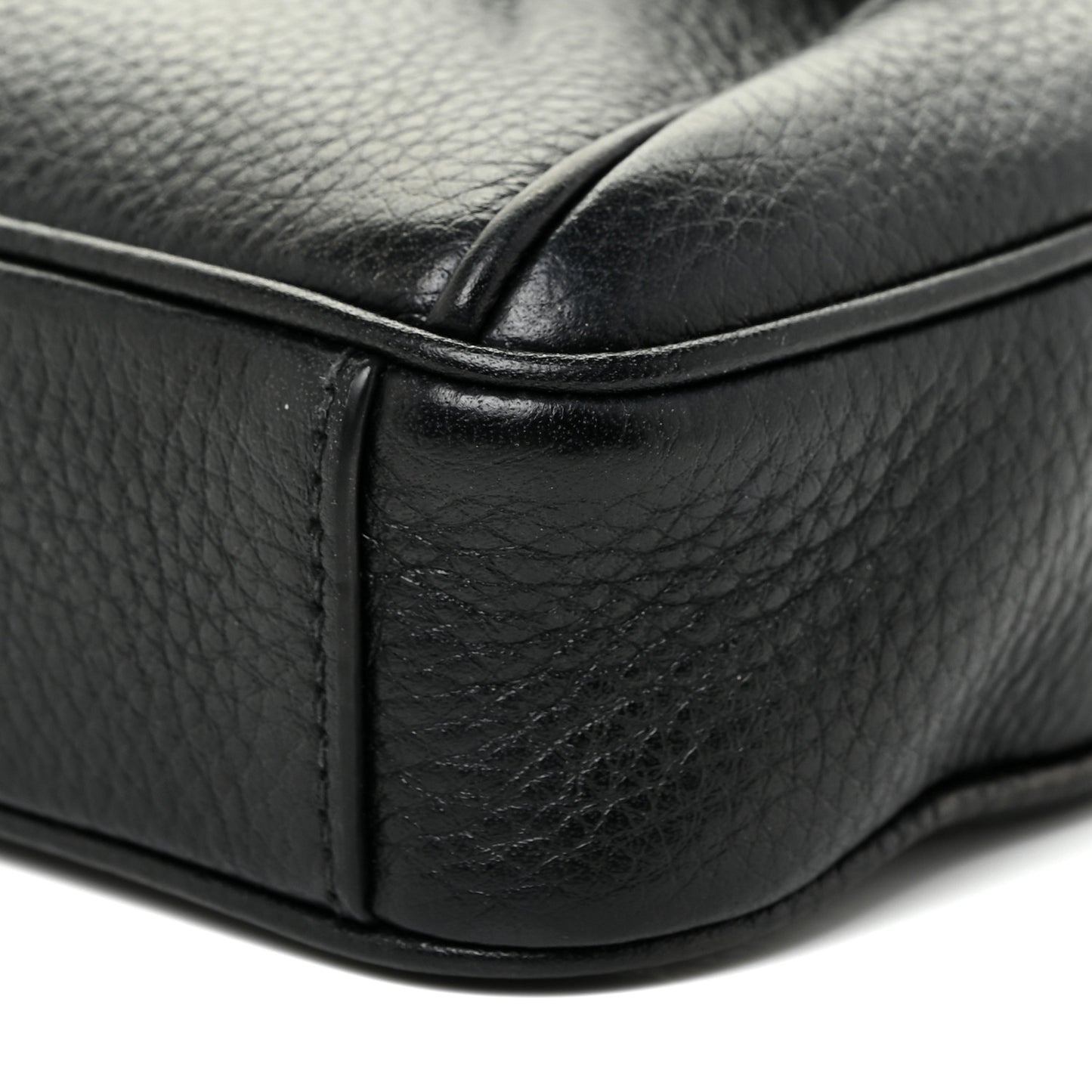 Vitello Daino Belt Bag Black