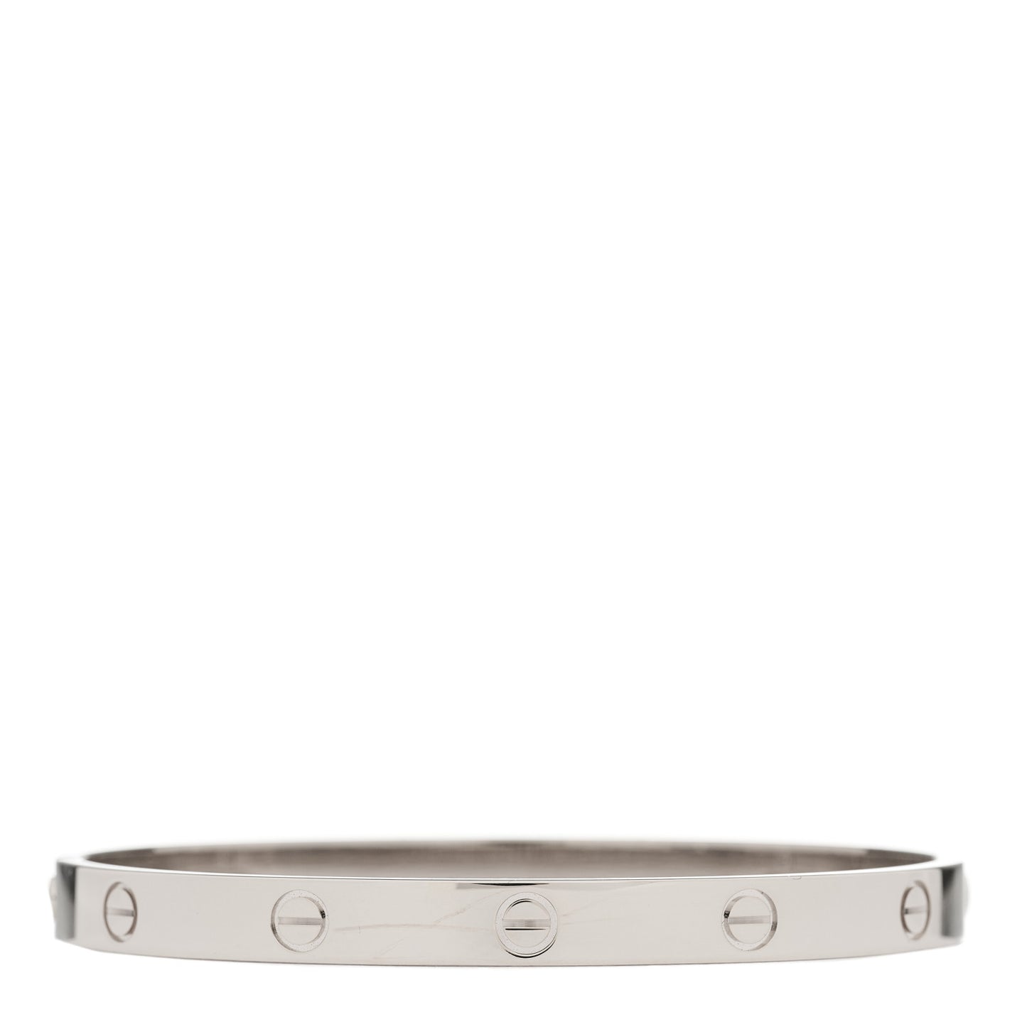 18K White Gold LOVE Bracelet 19