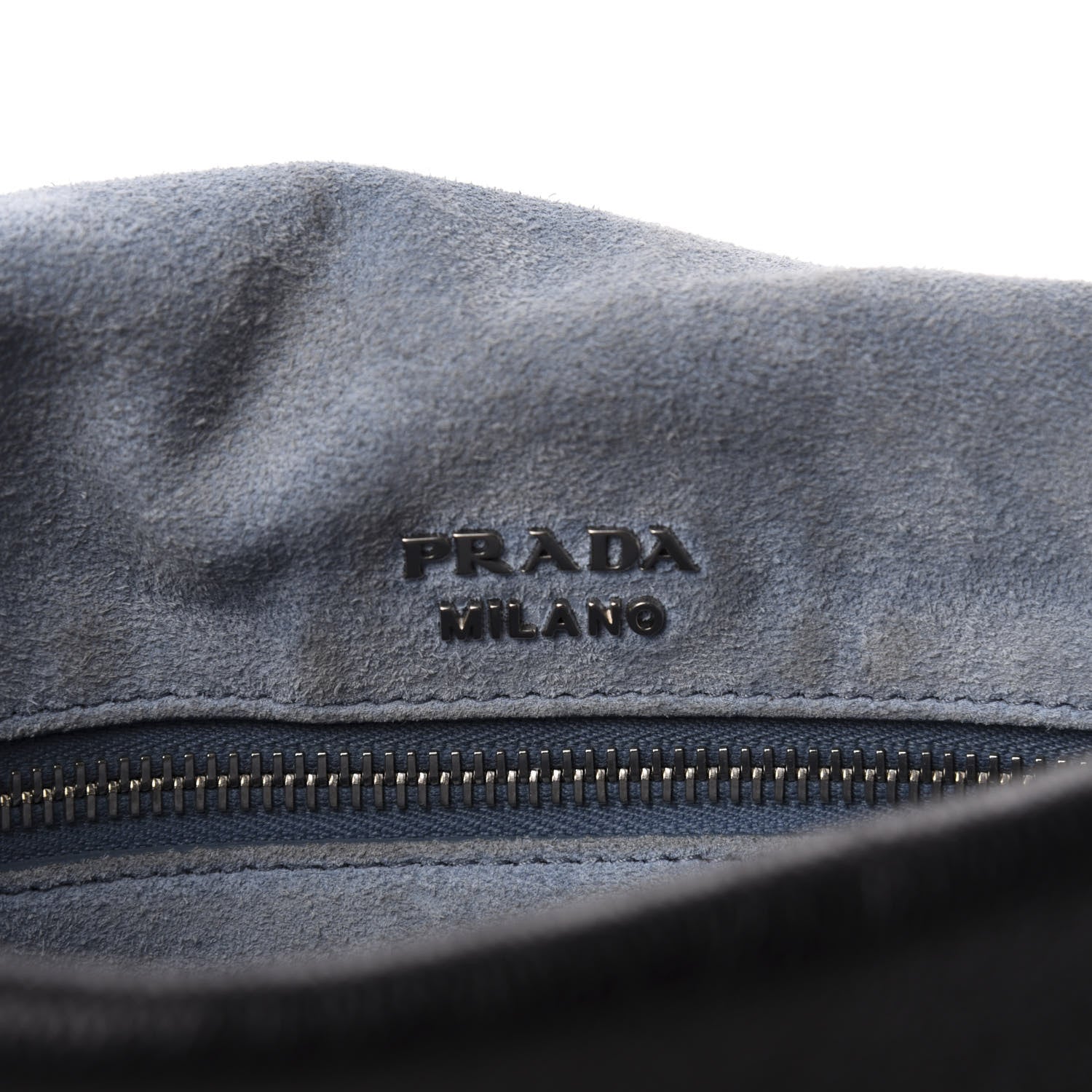 Prada Glace Calf Etiquette Flap Black Astrale 8 of 10