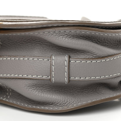 Chloe Calfskin Mini Marcie Round Crossbody Bag Cashmere Grey 10 of 10