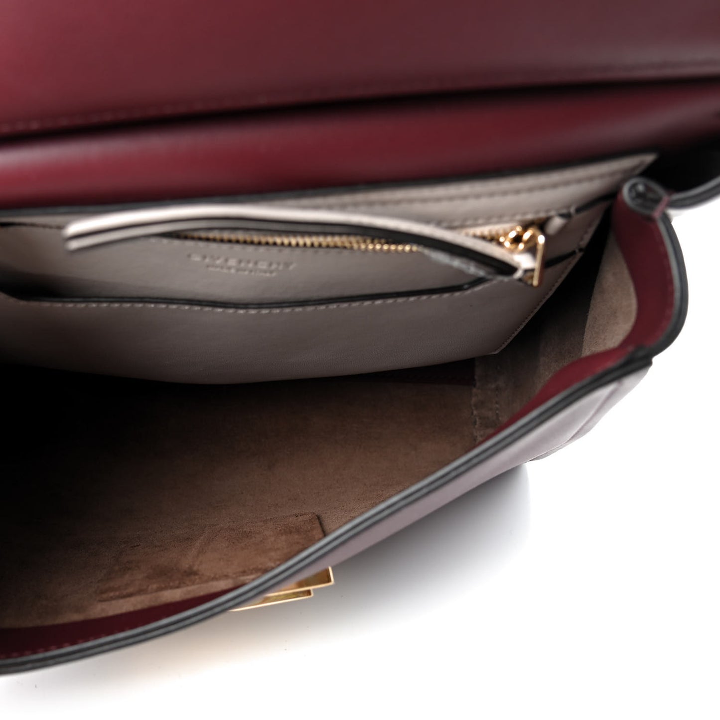 Calfskin Small Mystic Shoulder Bag Aubergine