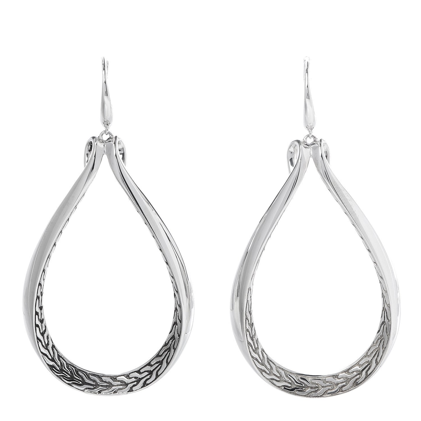 JOHN HARDY Sterling Silver Asli Classic Chain Link Drop Earrings