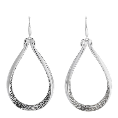 John Hardy JOHN HARDY Sterling Silver Asli Classic Chain Link Drop Earrings 1 of 4