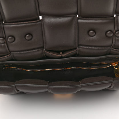 Bottega Veneta Lambskin Maxi Intreccio Padded Chain Cassette Crossbody Bag Black 4 of 9