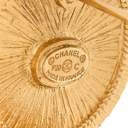 Chanel Pearl CC Tags Drop Earrings Gold 4 of 5