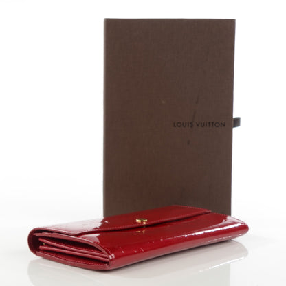 Louis Vuitton Vernis Sarah Wallet Pomme D'Amour 8 of 14