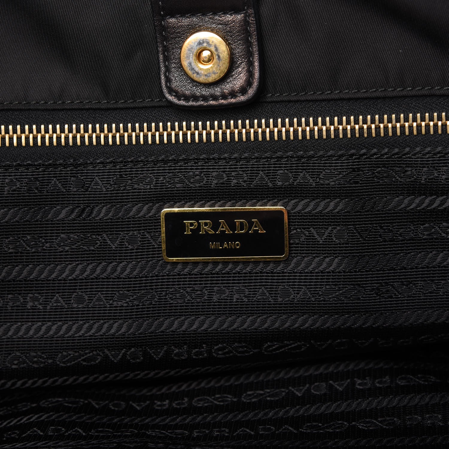 Prada Tessuto Nylon Tote Black 8 of 11