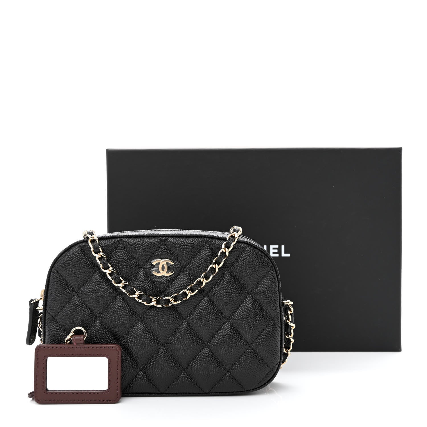 Chanel Caviar Quilted Vanity With Chain Black 11 of 11