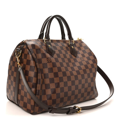 Louis Vuitton Damier Ebene Speedy Bandouliere 30 3 of 9
