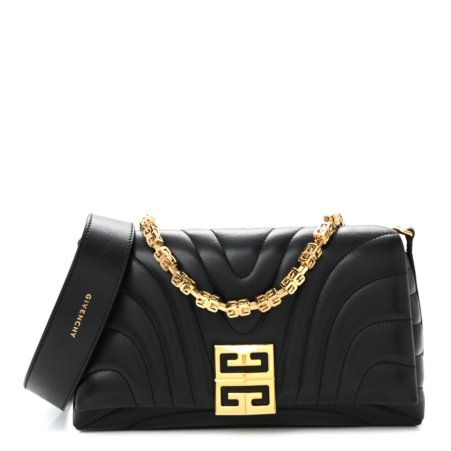 Soft Calfskin 4G Quilted Small Shoulder Bag Black