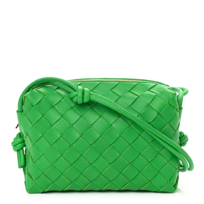 Bottega Veneta Nappa Intrecciato Mini Loop Camera Bag Parakeet 1 of 9