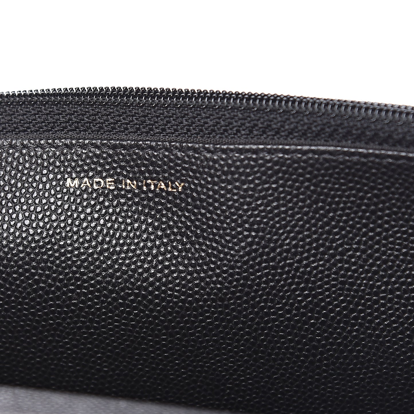 Caviar Quilted Boy Wallet On Chain WOC Black