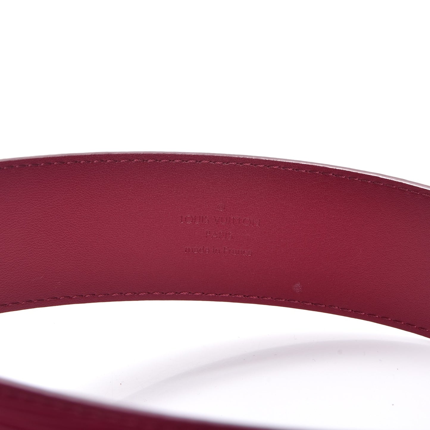 Epi LV Initiales Belt 75 30 Fuchsia
