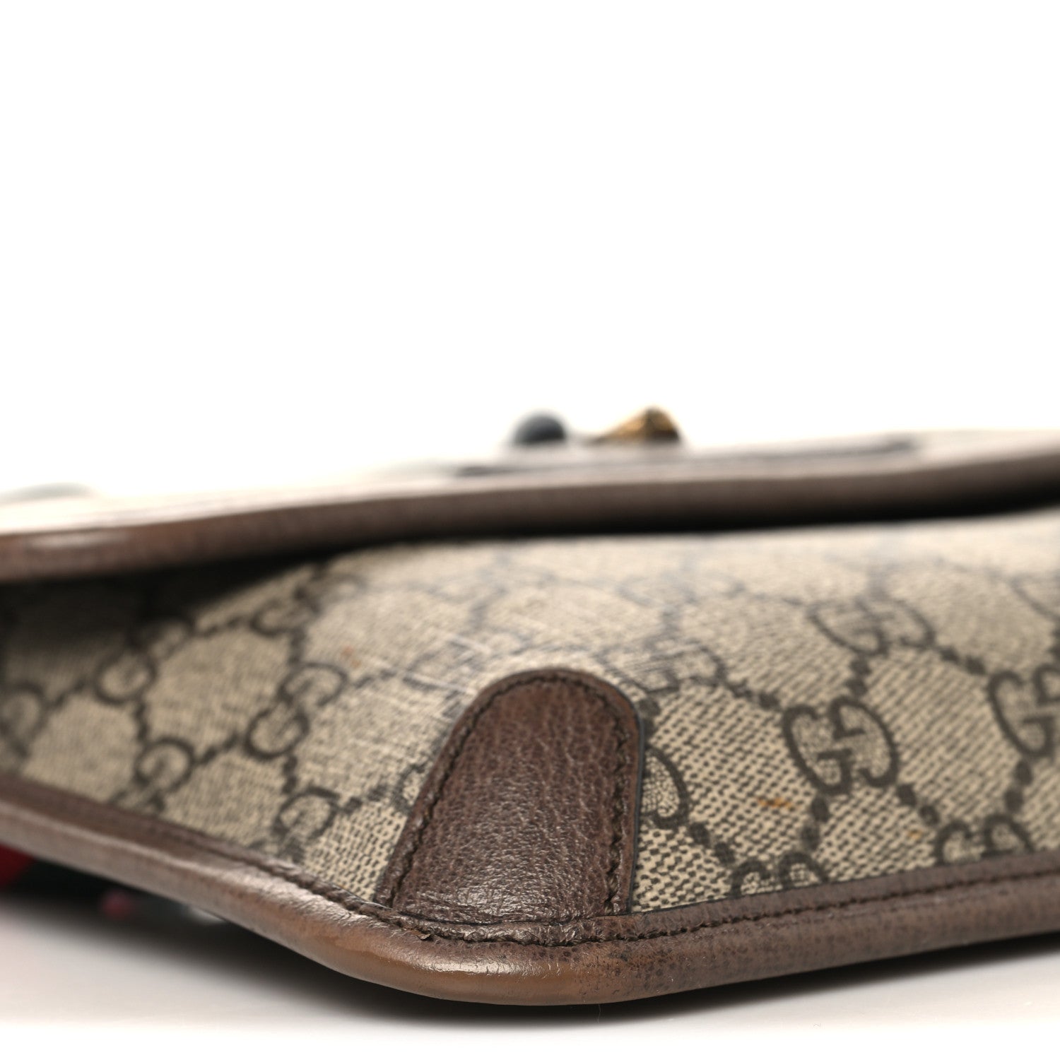 Gucci GG Supreme Monogram Neo Vintage Web Belt Bag Brown 8 of 13