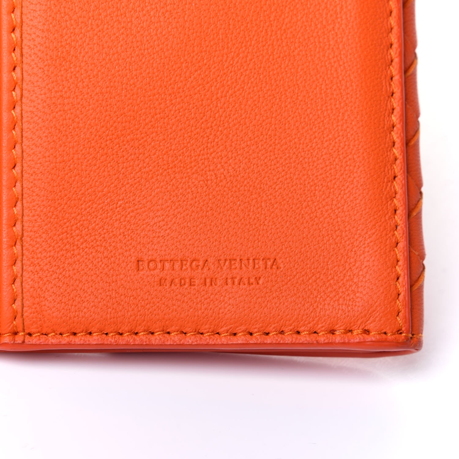 Bottega Veneta Nappa Intrecciato Continental Wallet Tangerine 8 of 14