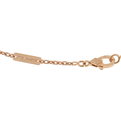 Van Cleef & Arpels 18K Rose Gold Gray Mother of Pearl Magic Alhambra Long Necklace 4 of 5